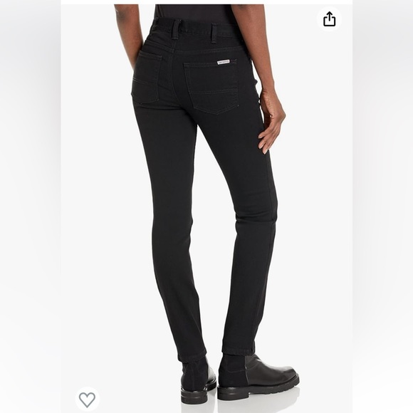 CARHARTT Slim Fit Skinny Leg black jeans. Size 6 Tall. EUC. - Picture 2 of 15